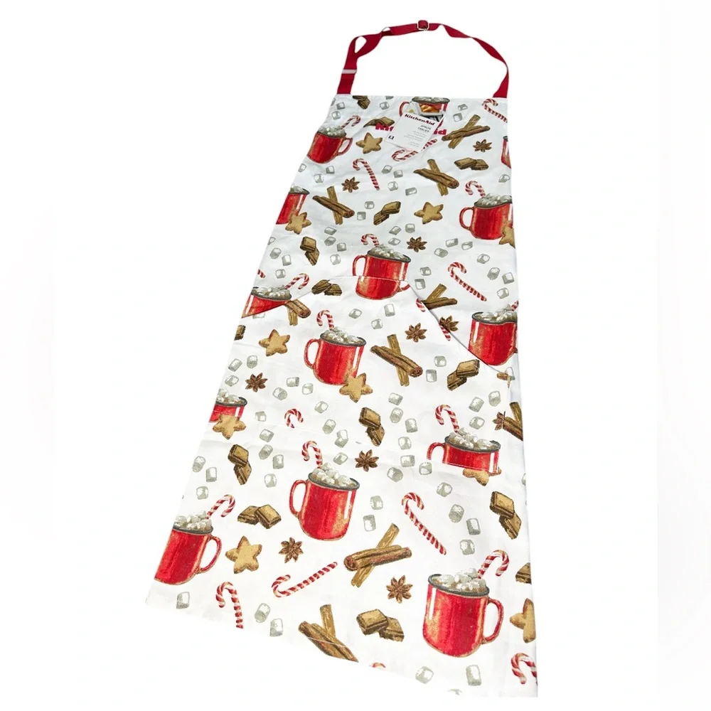 NEW KitchenAid CHRISTMAS Apron with Pocket